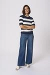 Strickpullover Regular fit blue white