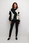 Strickpullover Regular fit black offwhite