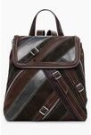 Desigual Marrone Poliurethan Damen Rucksack