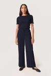 Casual Hose Lockere Passform Night Sky navy
