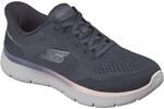 Skechers GO WALK Flex Azriel Textil Damen Charcoal Textil/Trim Sneakers