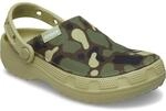 Crocs Classic Crafted Camo Textilmischung Herren-Tac Green Clogs