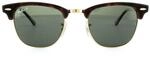 Ray-Ban Runde Herren Sonnenbrille Rot Havana Gr&uuml;n Polariert