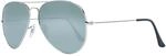 Ray-Ban Aviator Unisexe Silver Grey Mirror Lunettes de soleil