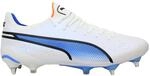 Puma King Ultimate MxSG Wei&szlig;e Herren-Fu&szlig;ballschuhe