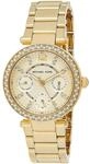 Michael Kors MK6056 Parker Chronograph 33mm Gold Edelstahl Damenuhr