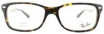 Ray-Ban Brillenfassung 5228 2012 Dunkles Havanna 53mm