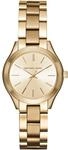 Michael Kors MK3512 Mini Slim Runway Damenuhr 34 mm Goldfarbene Edelstahl