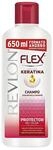 Flex Keratin Get&ouml;ntes Sch&uuml;tzendes Farbshampoo 650 ml