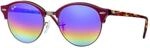 Ray-Ban Clubround Mineral Flash Lenses Unisex-Sonnenbrille RB42461222C251