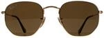 Ray-Ban Sonnenbrille Hexagonal 3548N 001/57 Gold Braun Polarisiert 51mm