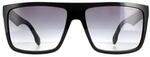 Carrera Rectangle Mens Schwarz Dunkelgrau Gradient 5039/S