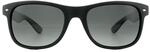 Polaroid Rectangle Unisex Matt Schwarz Rauch Grau Gradient Polarisierte Sonnenbrille