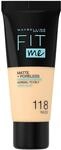 Fit Me Matte+poreless Foundation #118-nude 30 ml