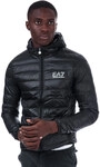 Herren Emporio Armani EA7 Daunenjacke in Schwarz