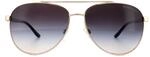 Michael Kors Aviator Womens Rose Gold Braun Gradient Sonnenbrille