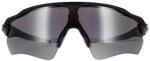 Oakley Wrap Mens Matte schwarz Prizm schwarz polarisierte Sonnenbrille