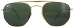 Ray-Ban Sonnenbrille Marshal 3648 001 Gold Gr&uuml;n G-15