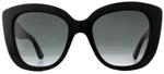 Gucci Cat Eye Frauen Schwarz Grau Gradient Sonnenbrille