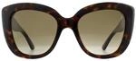 Gucci Cat Eye Sonnenbrille f&uuml;r Damen in Havanna Braun mit Farbverlauf