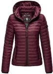 Marikoo Damen Steppjacke Samtpfote mit abnehmbarer Kapuze & Rippb&uuml;ndchen