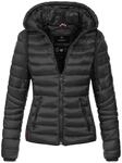 Navahoo Damen Steppjacke Lulana &ndash; Leicht, Stylisch & Abnehmbare Kapuze