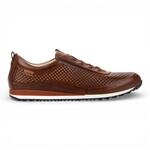 Pikolinos Herren-Sneaker aus braunem Leder mit elastischem Schaft zum