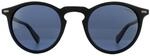 Polaroid Runde Mens Matte Schwarz Grau Polarisierte Sonnenbrille