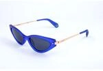 Blaue Polycarbonat Sonnenbrille