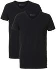 Petrol Industries - 2-er Pack Basic-T-Shirt V-Ausschnitt M&auml;nner - Schwarz