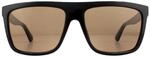 Gucci Square Mens Schwarz Braun Sonnenbrille