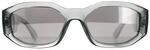 Versace Rectangle Unisex Transparent Grau Licht Grau Silber Spiegel VE4361