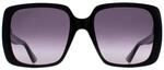 Gucci Square Womens Schwarz Grau Gradient GG0632S