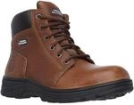 Skechers Herren Workshire Relaxed Fit Schn&uuml;r-Sicherheitsstiefel mit Kn&ouml;chelschutz