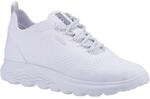 Geox D Spherica A Leder Damen Wei&szlig;e Turnschuhe