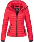 Marikoo Damen Steppjacke Samtpfote mit abnehmbarer Kapuze & Rippb&uuml;ndchen