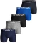Retro-Hose im praktischen 5er-Pack, enganliegend, mit Stretchanteil und Logobund.
