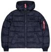 Hooded Puffer Alpha Faux Down Winter Jacket