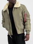 Alpha Industries Herren Injector III Fliegerjacke in Gr&uuml;n