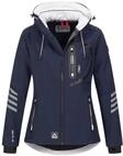Arctic Seven Damen Softshelljacke Navy-Weiss