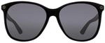 Gucci Runde Frauen Schwarz Grau Sonnenbrille