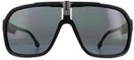 Carrera Aviator Mens Matte Schwarz Grau Sonnenbrille