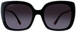 Burberry Quadrat Damen Schwarz Grau Farbverlauf BE4323