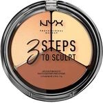 3 Steps To Sculpt Face Sculpting Palette #light 5 gr