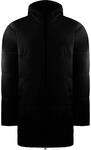 Jack Wolfskin North York Herren Schwarze wattierte Parkajacke