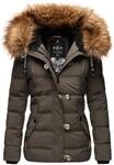 Navahoo Damen Winterjacke Zoja &ndash; Warm, Stylisch & Mit Abnehmbarem Kunstfellkragen