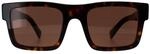 Prada Rectangle Herren Schildkr&ouml;te Dunkelbraun PR19WS