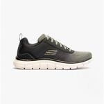 Skechers 232399/olbk Track-ripkent Herren Schn&uuml;rtrainer Oliv/schwarz/dunkel Natural