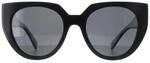 Prada PR14WS 09Q5S0 schwarz und Talk dunkelgrau Sonnenbrille