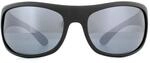Polaroid Sport Wrap Mens Matte Schwarz Grau Silber Polarisiert Spiegel Sonnenbrillen